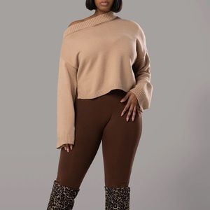 BYEGREIS | Asymmetrical Cutout Sweater